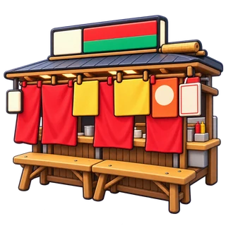 市の写真を参考にした3D風イラスト — Ahotare-no