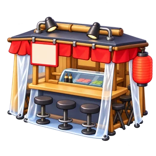 市の写真を参考にした3D風イラスト — Kawachan