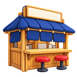 외관 자료가 없어 상상으로 그린 야타이 아이콘 — Sanyu
