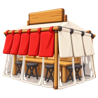 Illustration en style 3D inspirée de la photo municipale — Nagahama Shoei