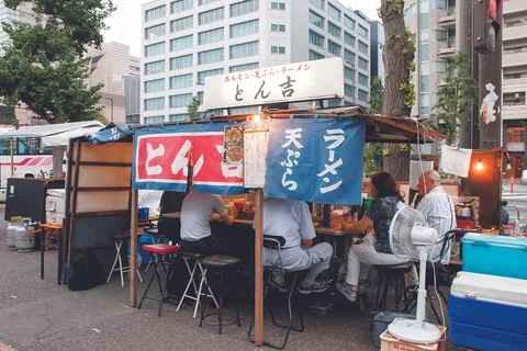Tonkichi 야타이, 시 제공 사진