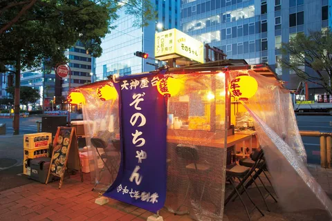 Tenjinyatai Zonochan 야타이, 시 제공 사진