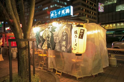 博多屋台　からす天狗の屋台（福岡市提供写真）